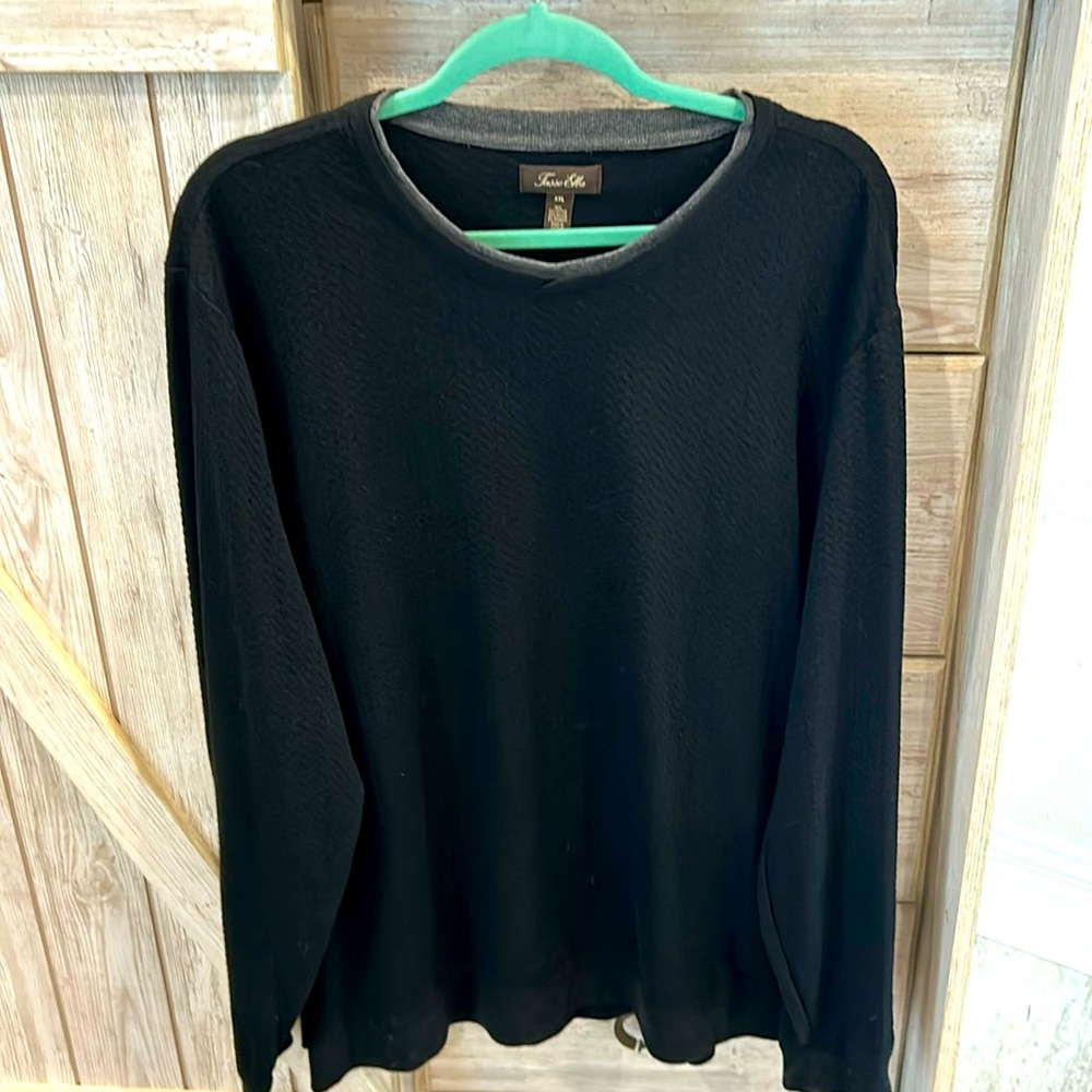 Men’s black sweater